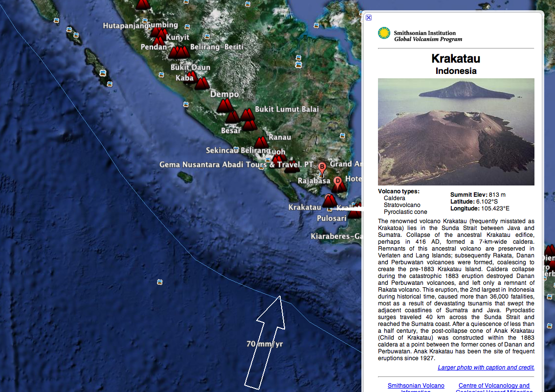 Tracking Earthquakes and Volcanoes Using Google Earth | rlewi1051135 x 801